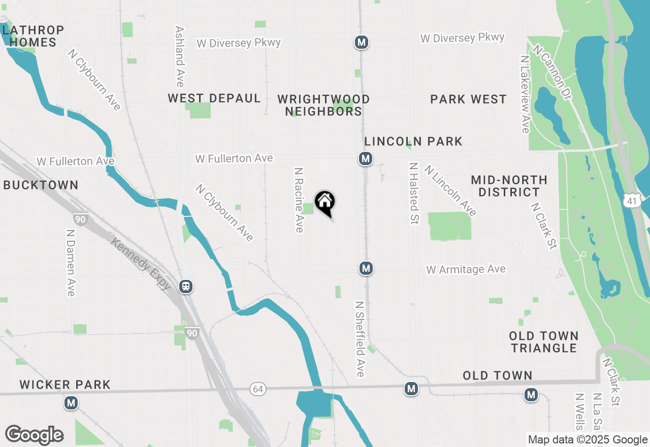 Map of 2140 N Seminary Avenue, Chicago, IL 60614