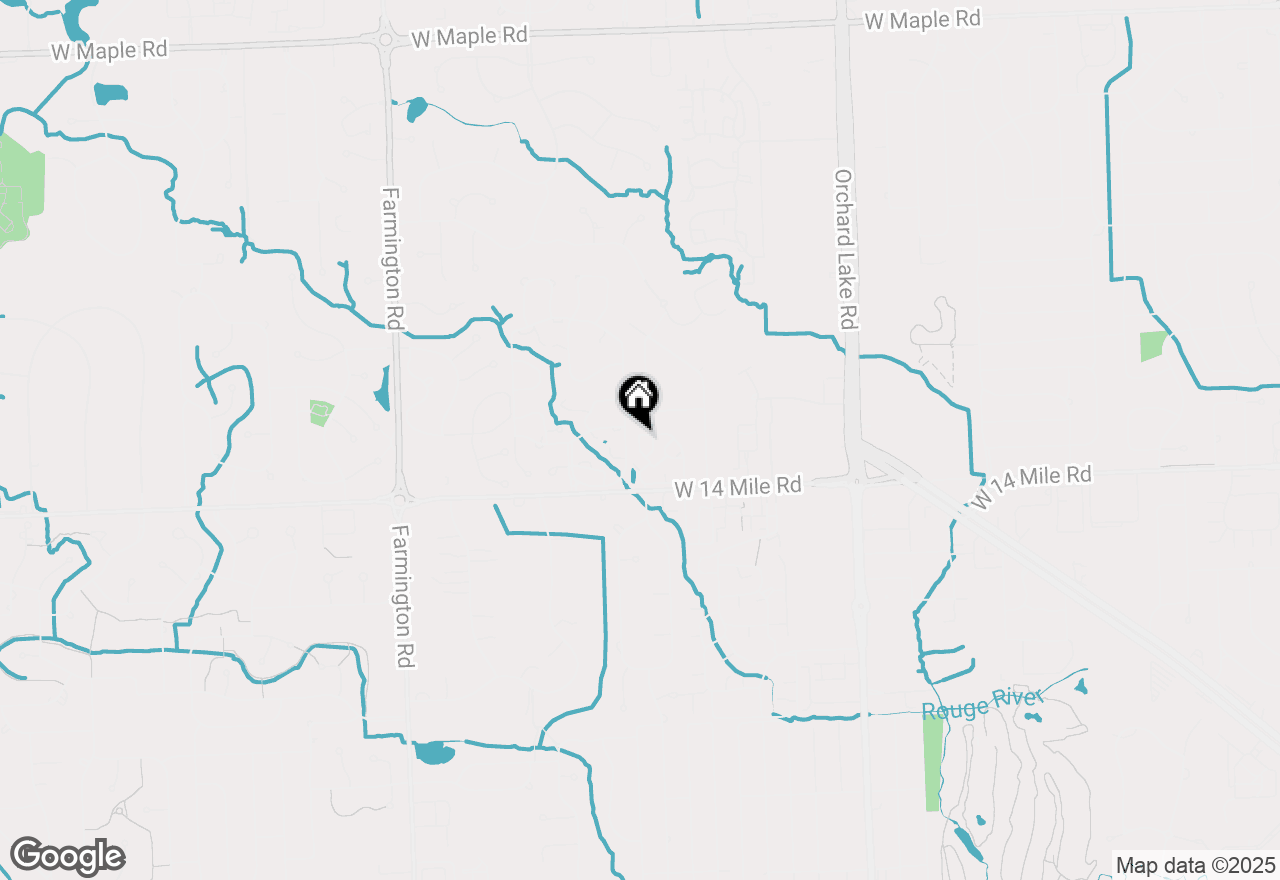 Map of 7391 Radcliff Drive, West Bloomfield, MI 48322