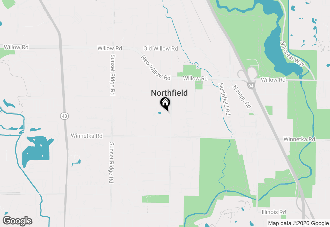 Map of 210 Wagner Road, Northfield, IL 60093