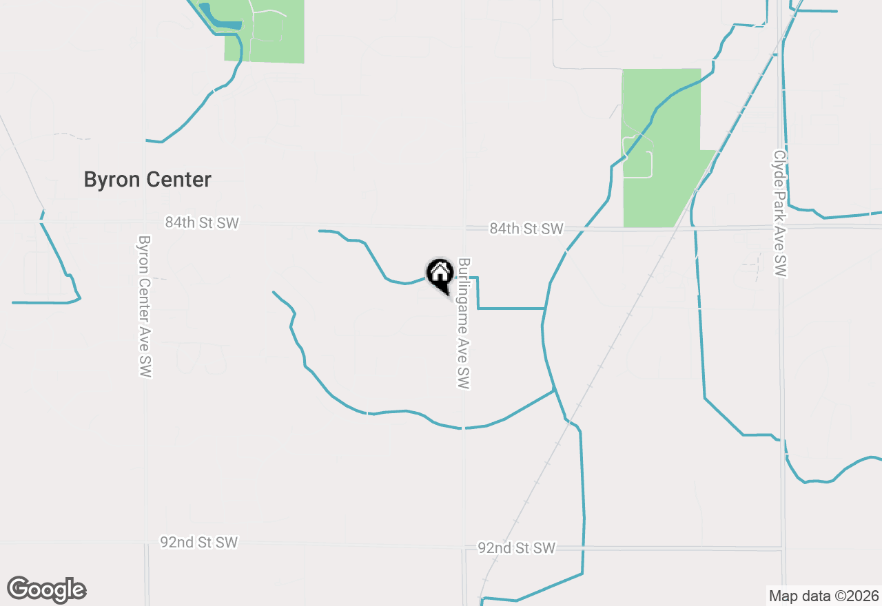 Map of 1658 Bayleaf Drive Sw, Byron Center, MI 49315