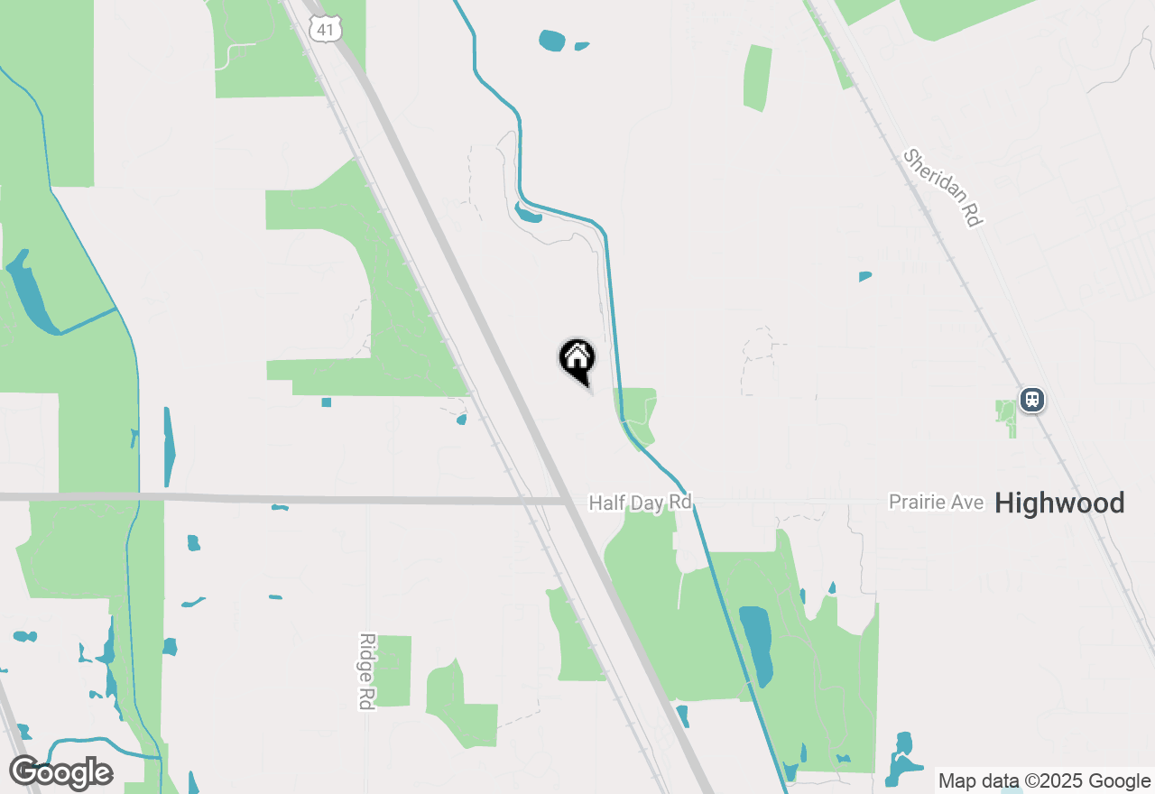 Map of 1239 Cambridge Court, Highland Park, IL 60035