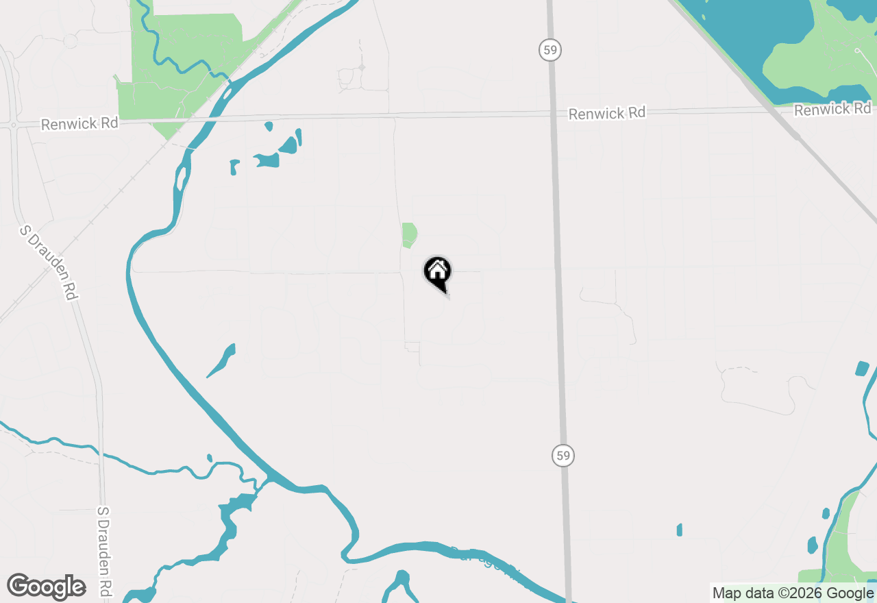 Map of 16332 Spring Creek Lane, Plainfield, IL 60586