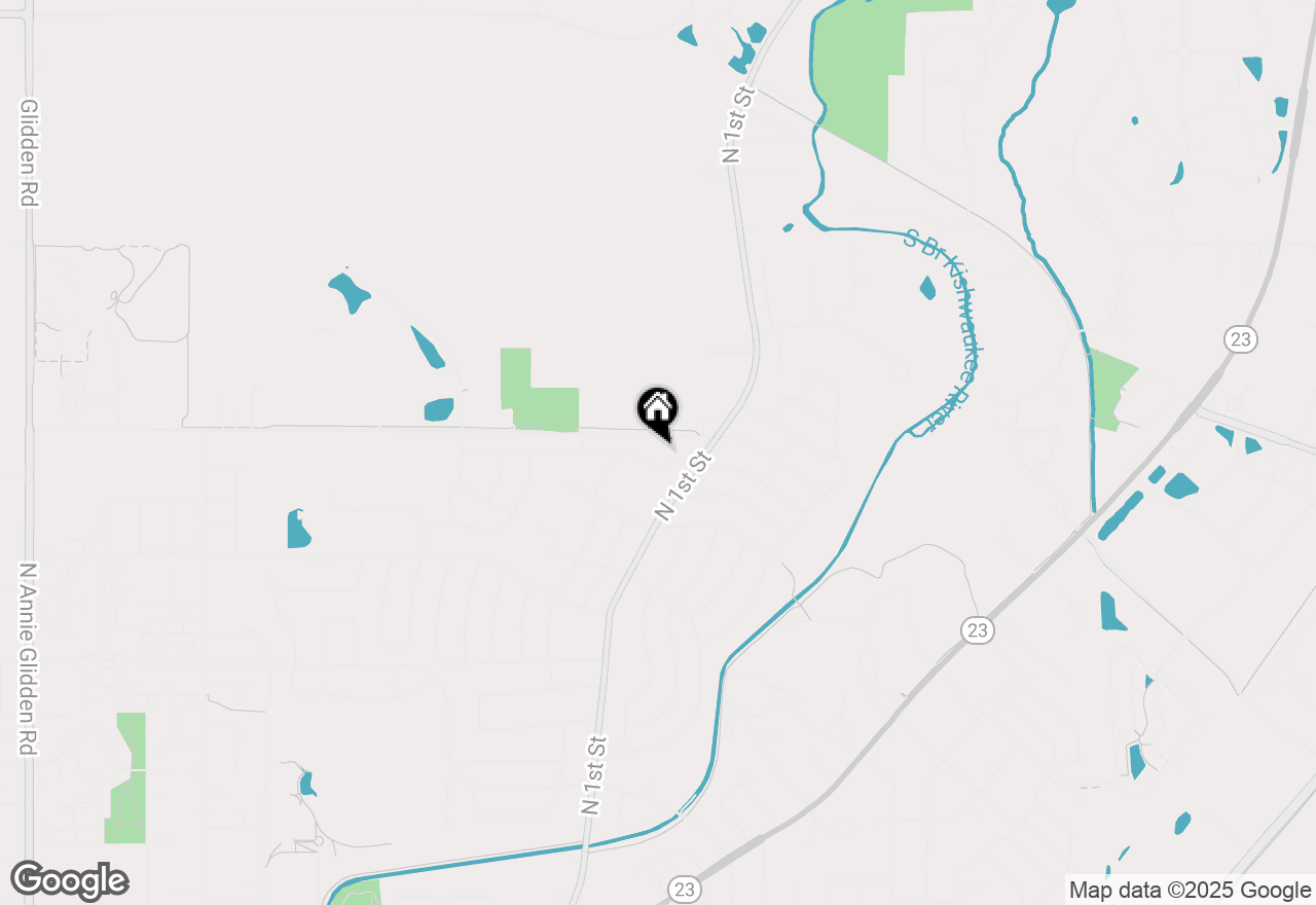 Map of 145 Heatherfield Lane, Dekalb, IL 60115