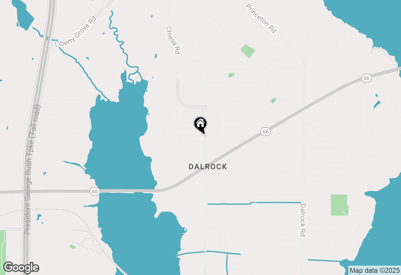 Map of 7305 Ridgeview Drive, Rowlett, TX 75089