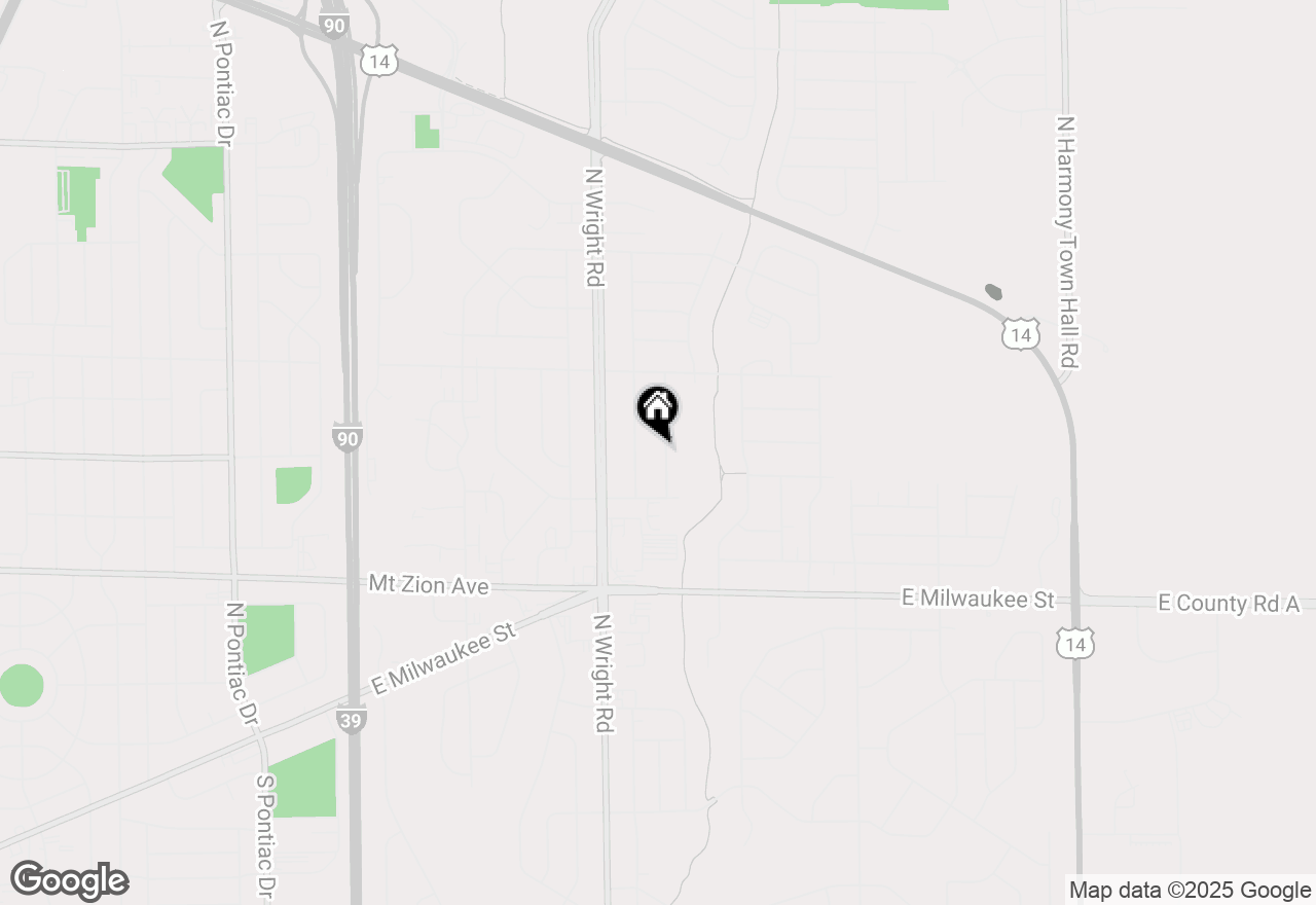 Map of 1619 Doubletree Drive, Janesville, WI 53546