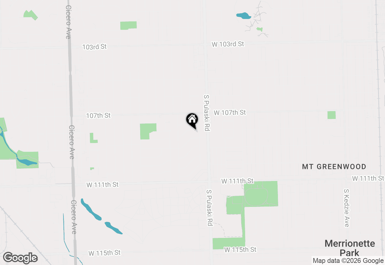 Map of 4045 Stillwell Place, Oak Lawn, IL 60453