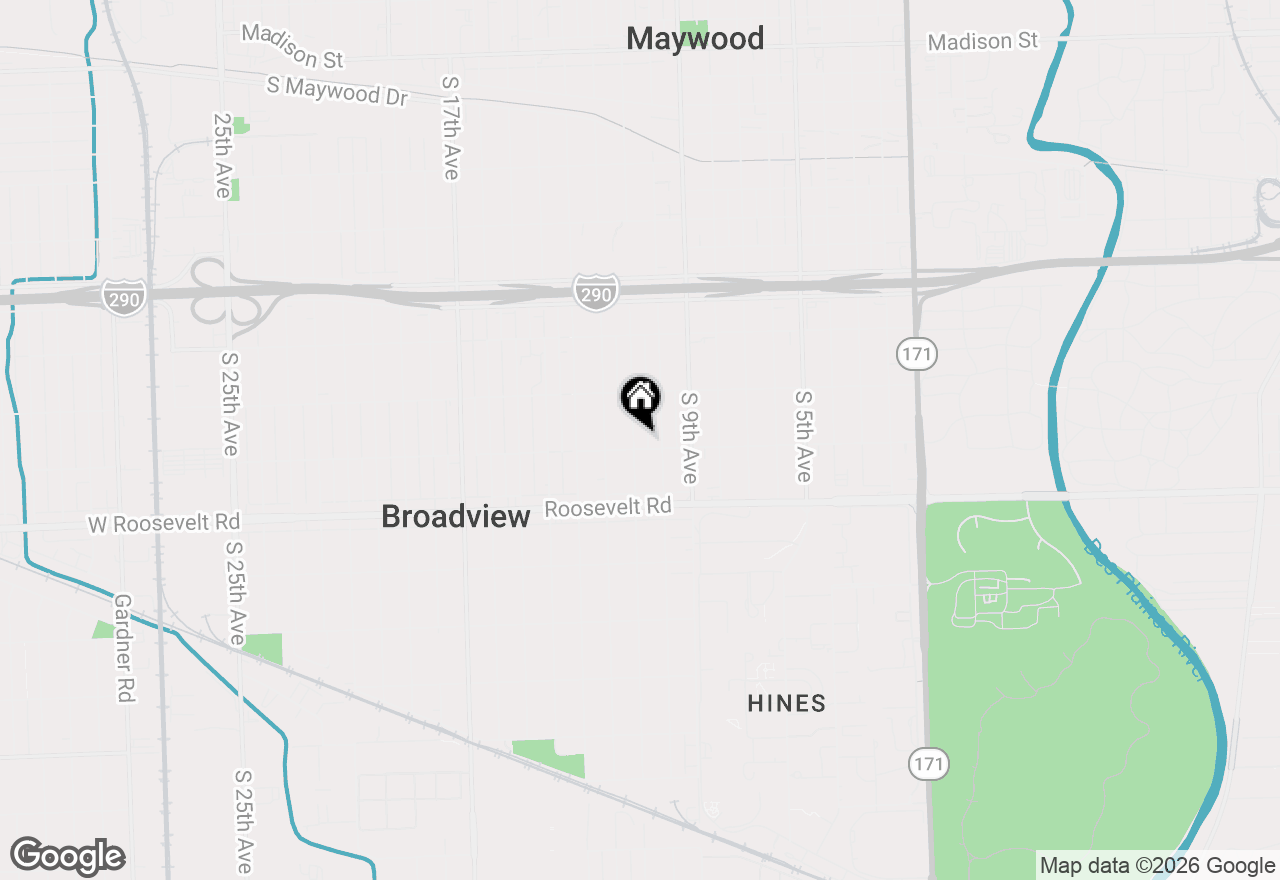 Map of 2035 S 11th Avenue, Maywood, IL 60153