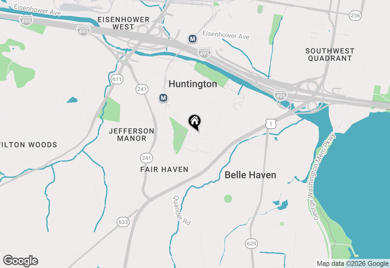 Map of 5901 Mount Eagle Drive #609, Alexandria, VA 22303