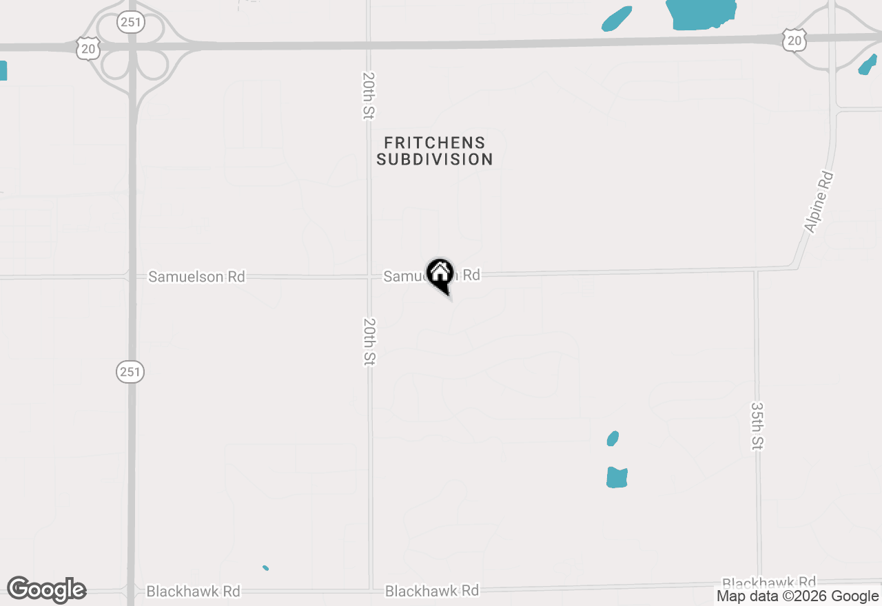 Map of 3145 Chanters Court, Rockford, IL 61109