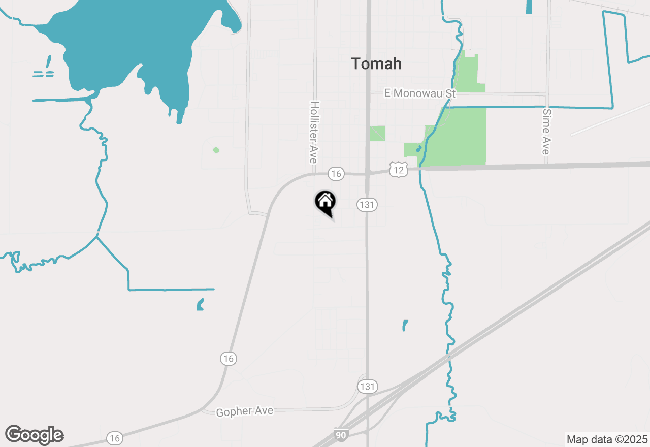 Map of 313 W Elizabeth Street, Tomah, WI 54660