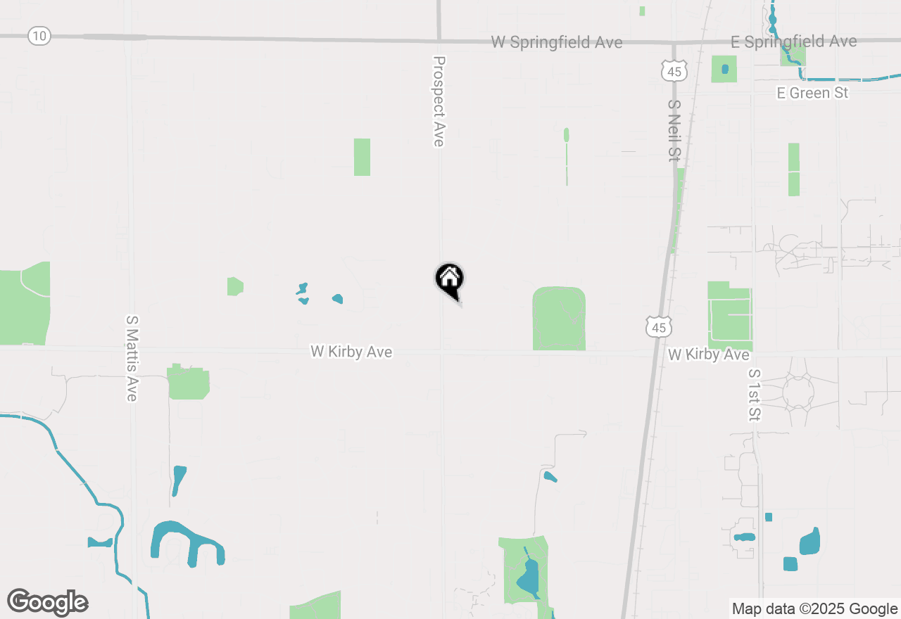 Map of 811 Hamilton Drive, Champaign, IL 61820