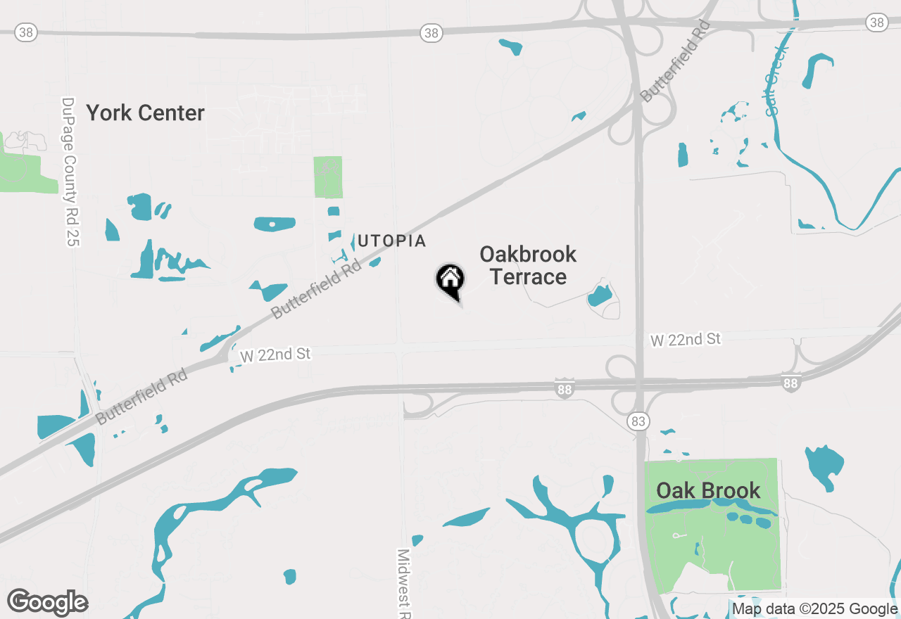 Map of 17W456 Karban Road, Oakbrook Terrace, IL 60181