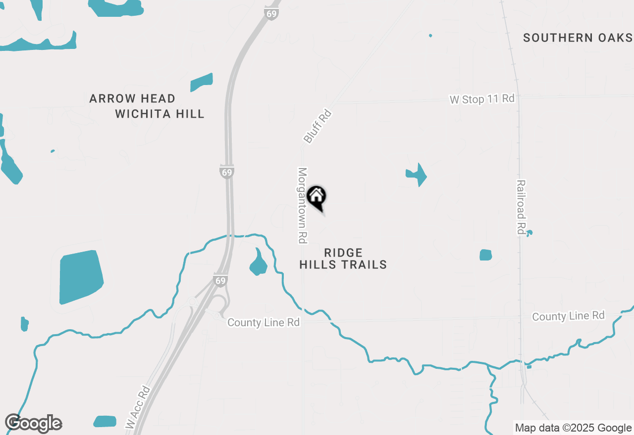 Map of 8525 Winding Ridge Road, Indianapolis, IN 46217