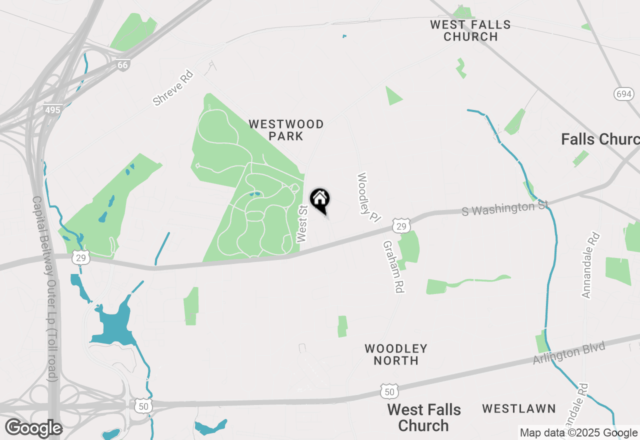 Map of 2804 Lee Oaks Place #302, Falls Church, VA 22046