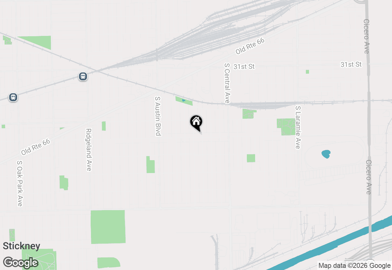 Map of 5754 W 35th Street, Cicero, IL 60804