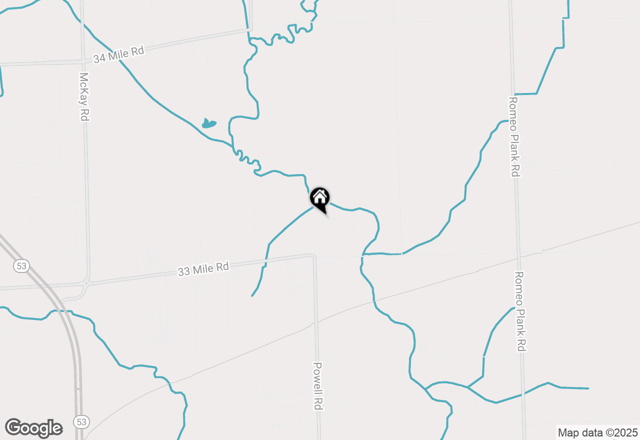 Map of 71705 Hidden River Drive, Armada, MI 48005