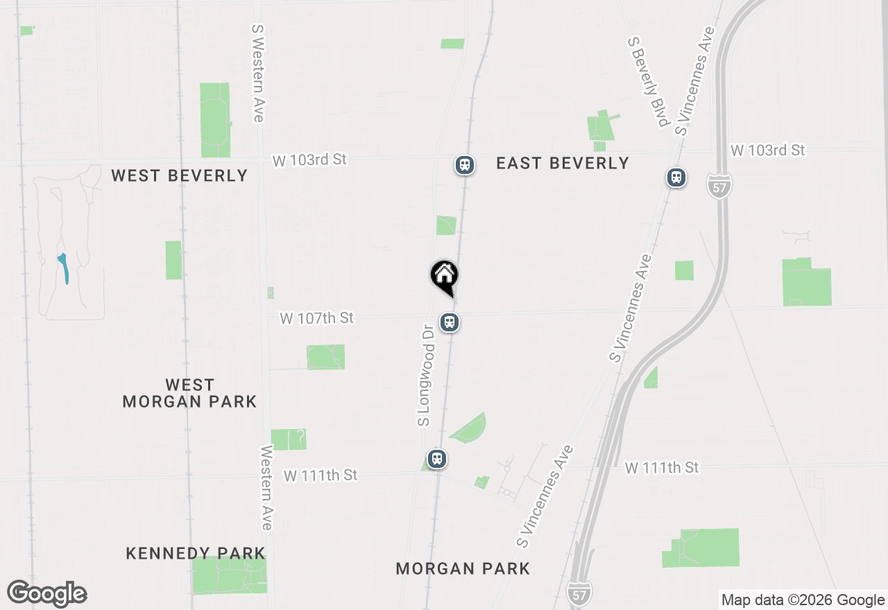 Map of 10644 S Walden Parkway, Chicago, IL 60643