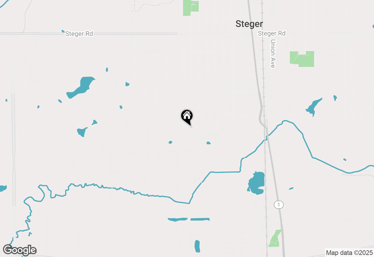 Map of 186 Cedarwood Drive, Steger, IL 60475