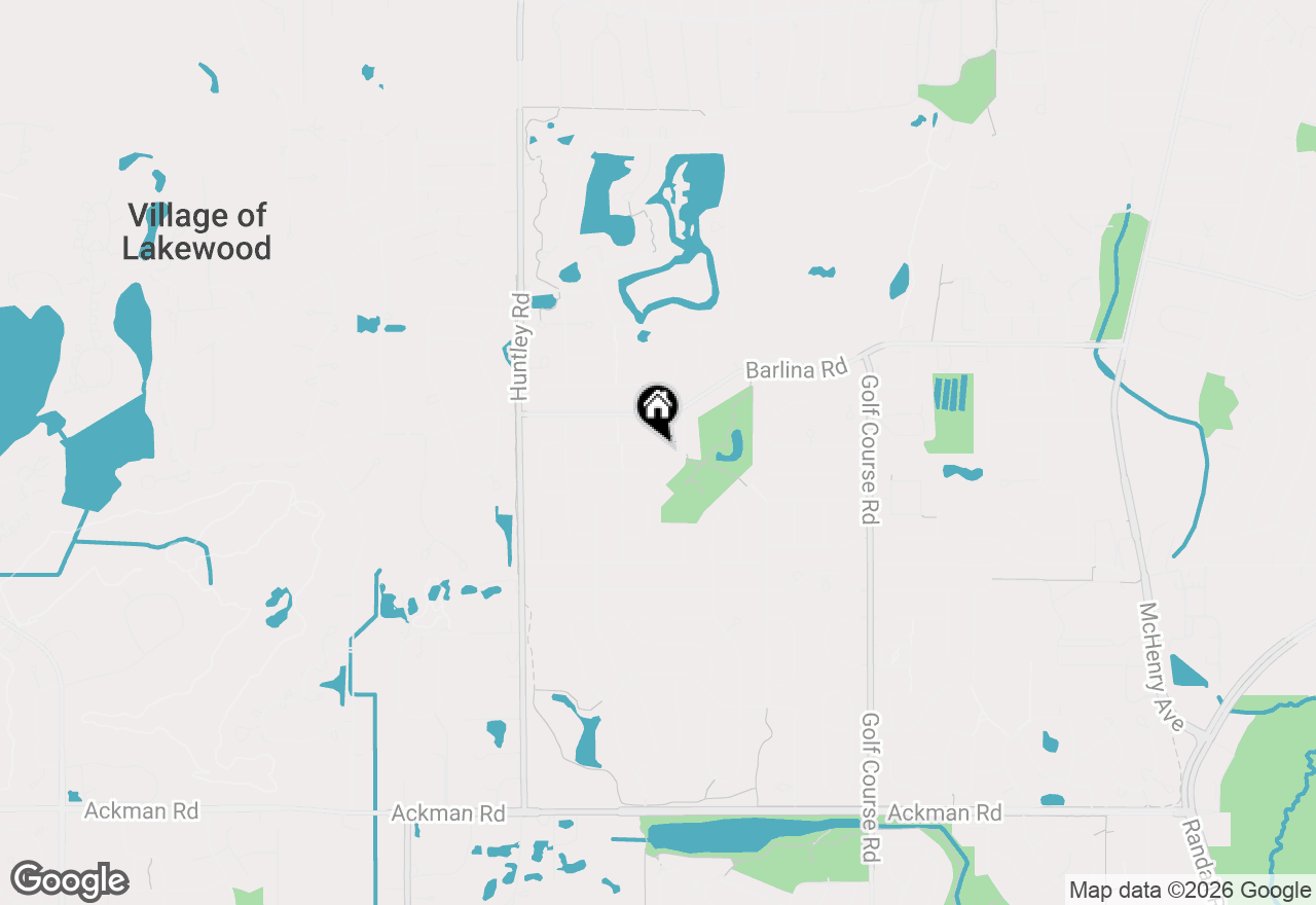 Map of 1021 Abbey Drive, Crystal Lake, IL 60014