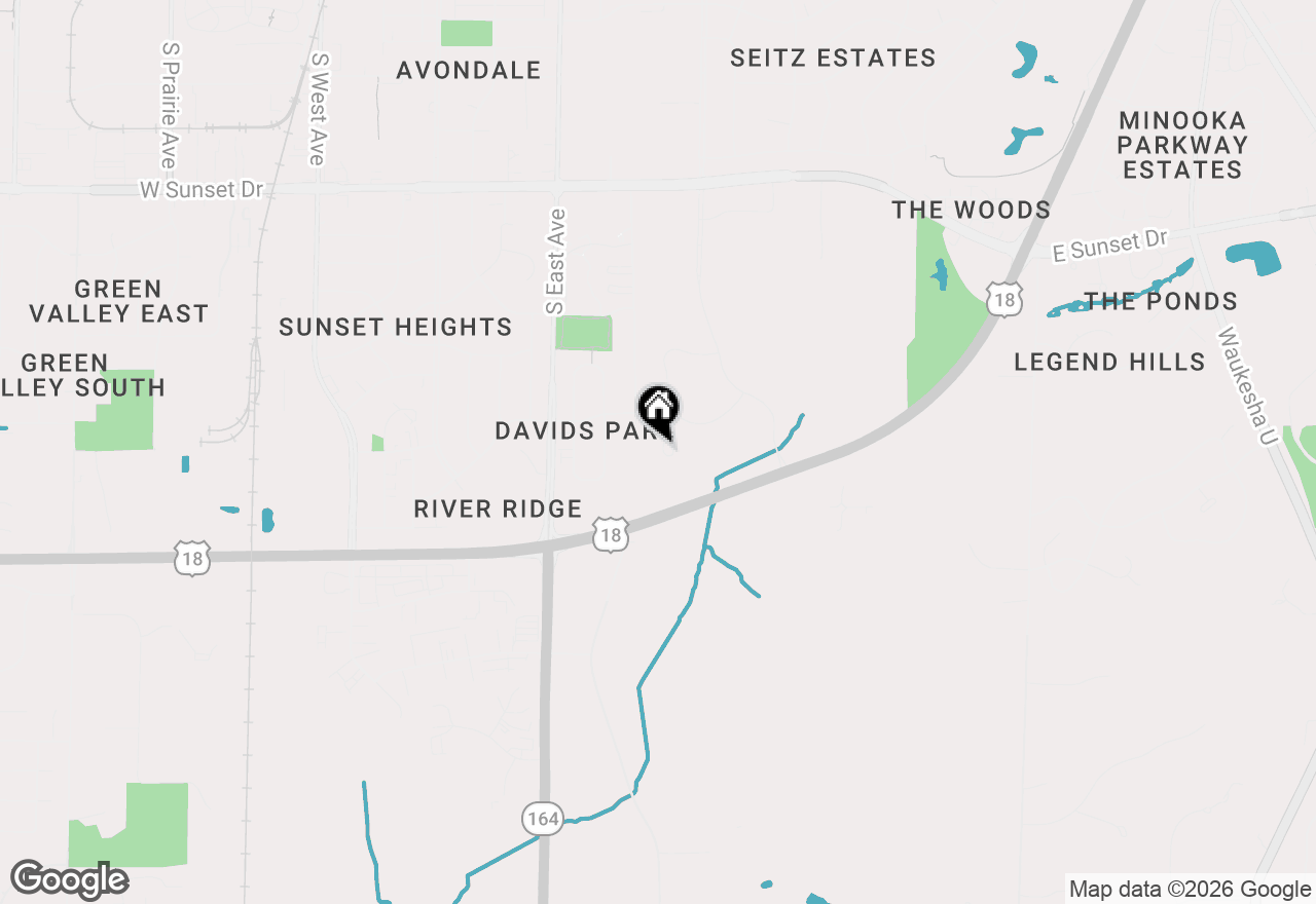 Map of 2025 Smart Ct, Waukesha, WI 53189