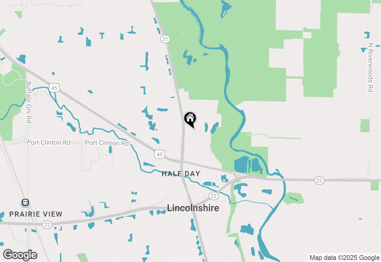 Map of 4 Gloucester Court, Lincolnshire, IL 60069