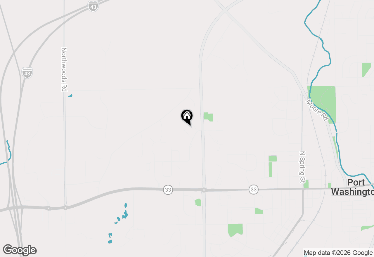 Map of 1650 Spruce St, Port Washington, WI 53074