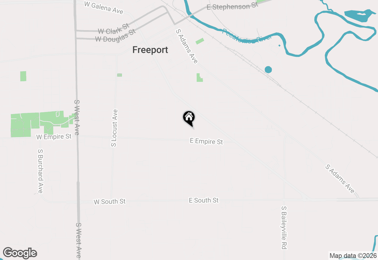 Map of 1218 S State Avenue, Freeport, IL 61032