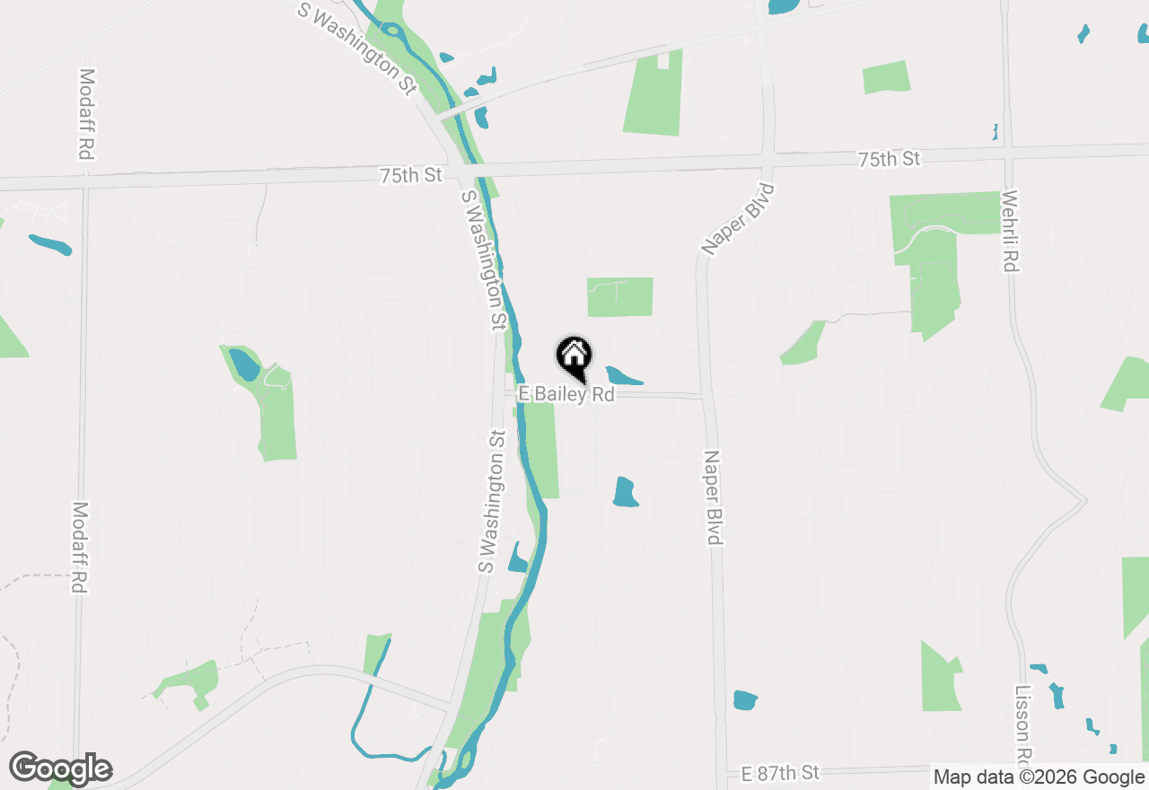 Map of 244 E Bailey Road #M, Naperville, IL 60565