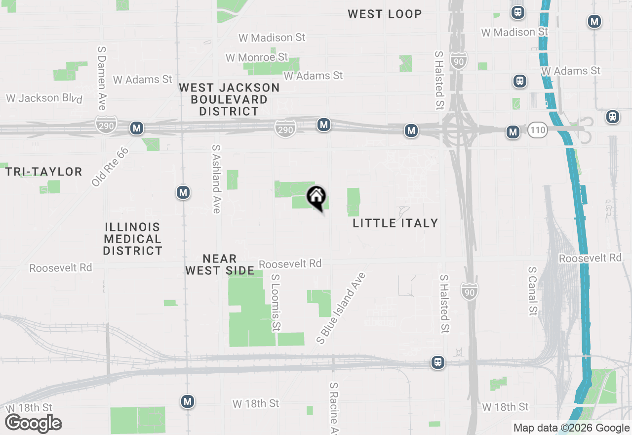 Map of 915 S Lytle Street #102, Chicago, IL 60607