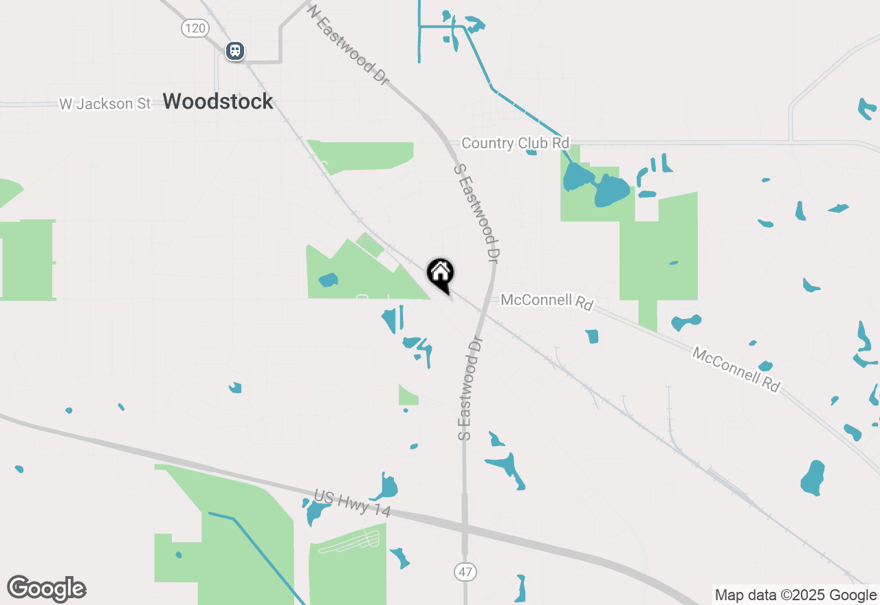 Map of 805 Lake Street, Woodstock, IL 60098