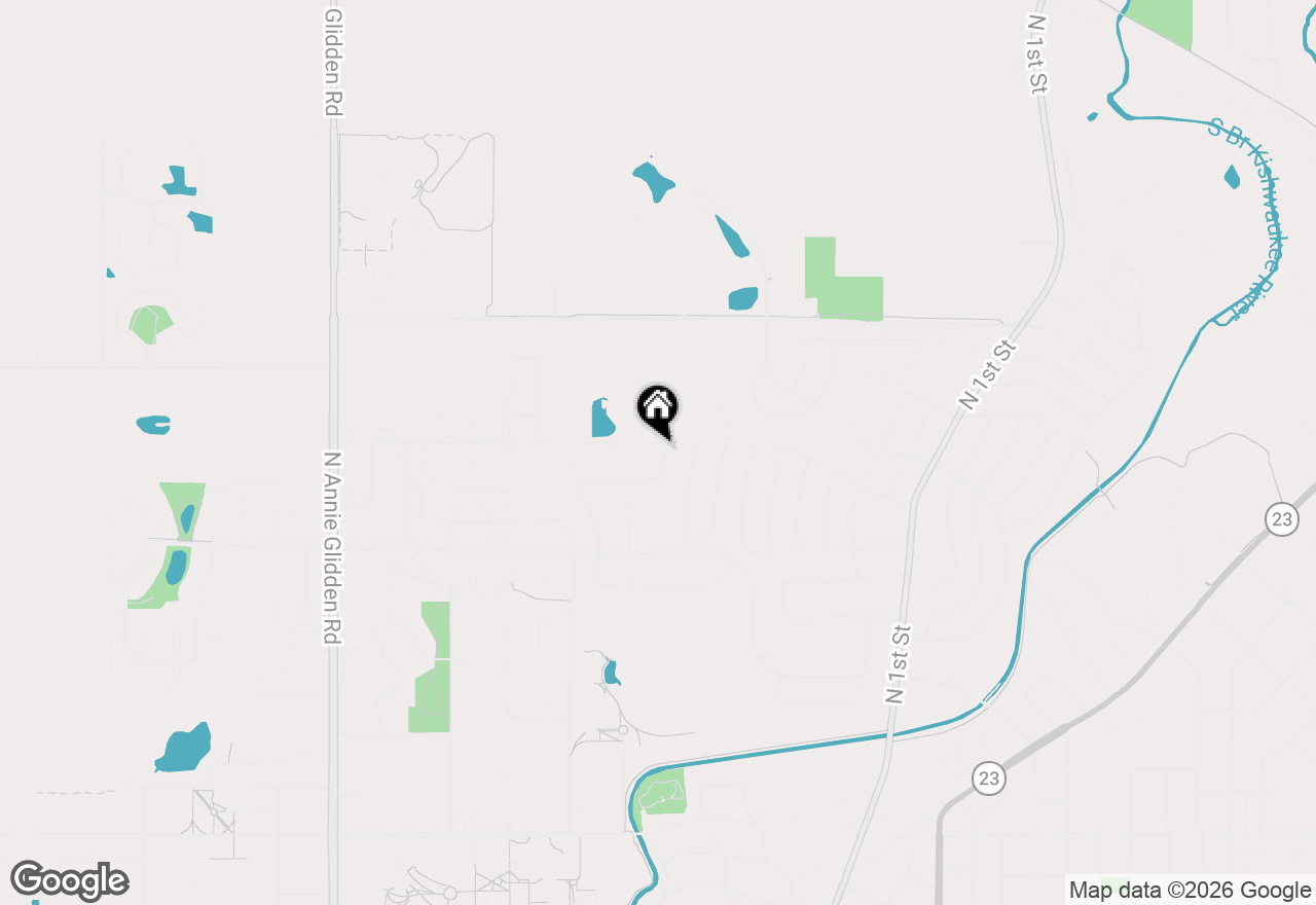 Map of (Address confidential), Dekalb, Illinois 60115