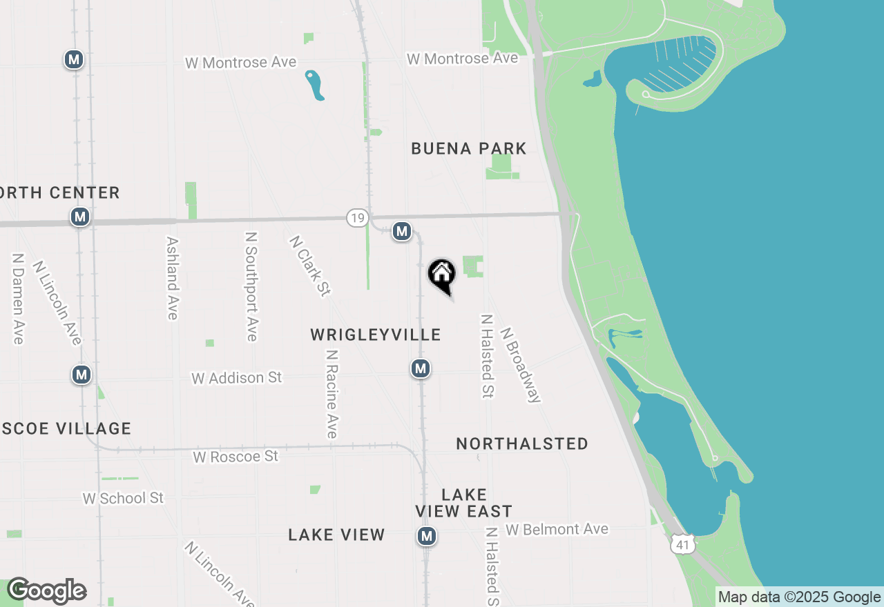 Map of 3746 N Fremont Street #1, Chicago, IL 60613