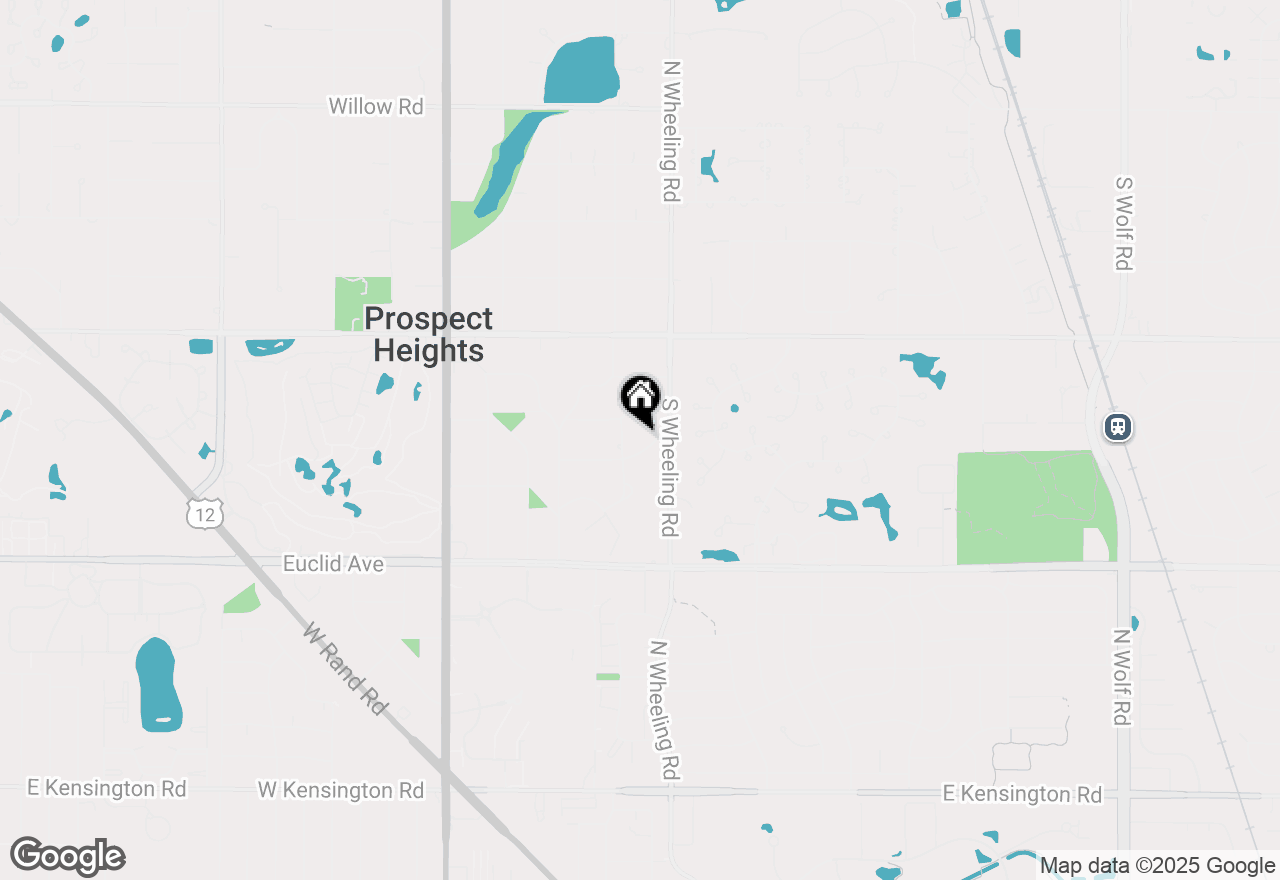 Map of 302 Lonsdale Road, Prospect Heights, IL 60070