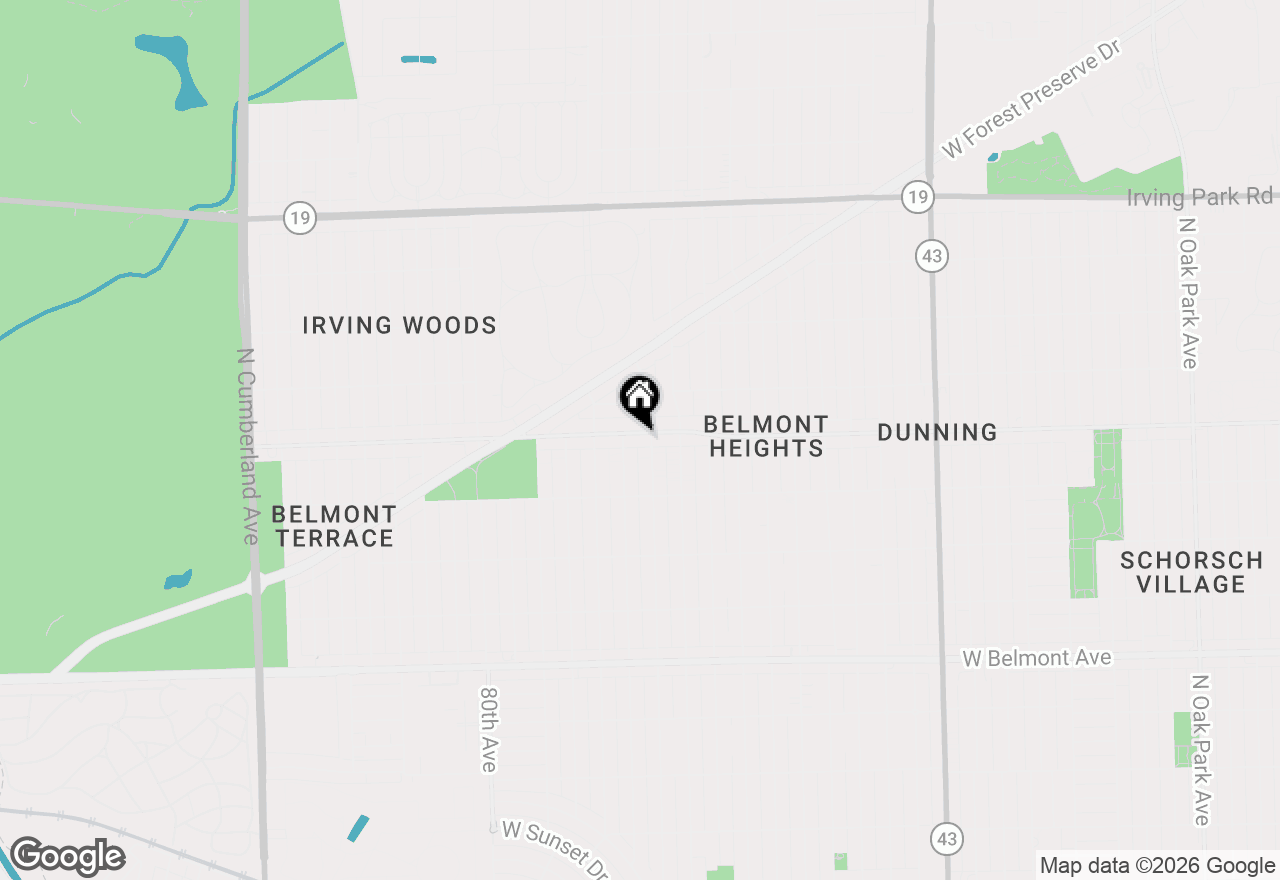 Map of 7709 W Addison Street, Chicago, IL 60634