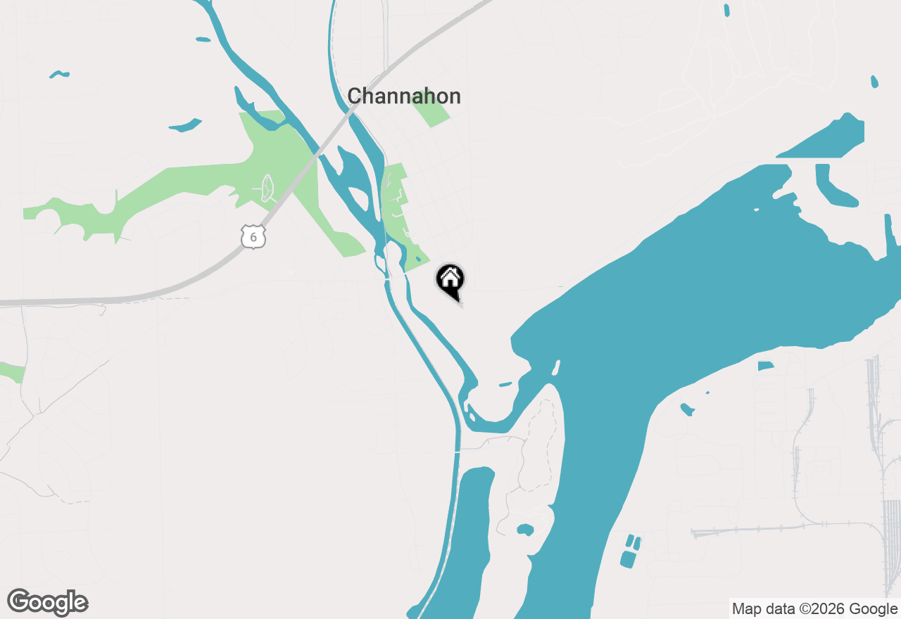 Map of 25530 S Canal Street, Channahon, IL 60410