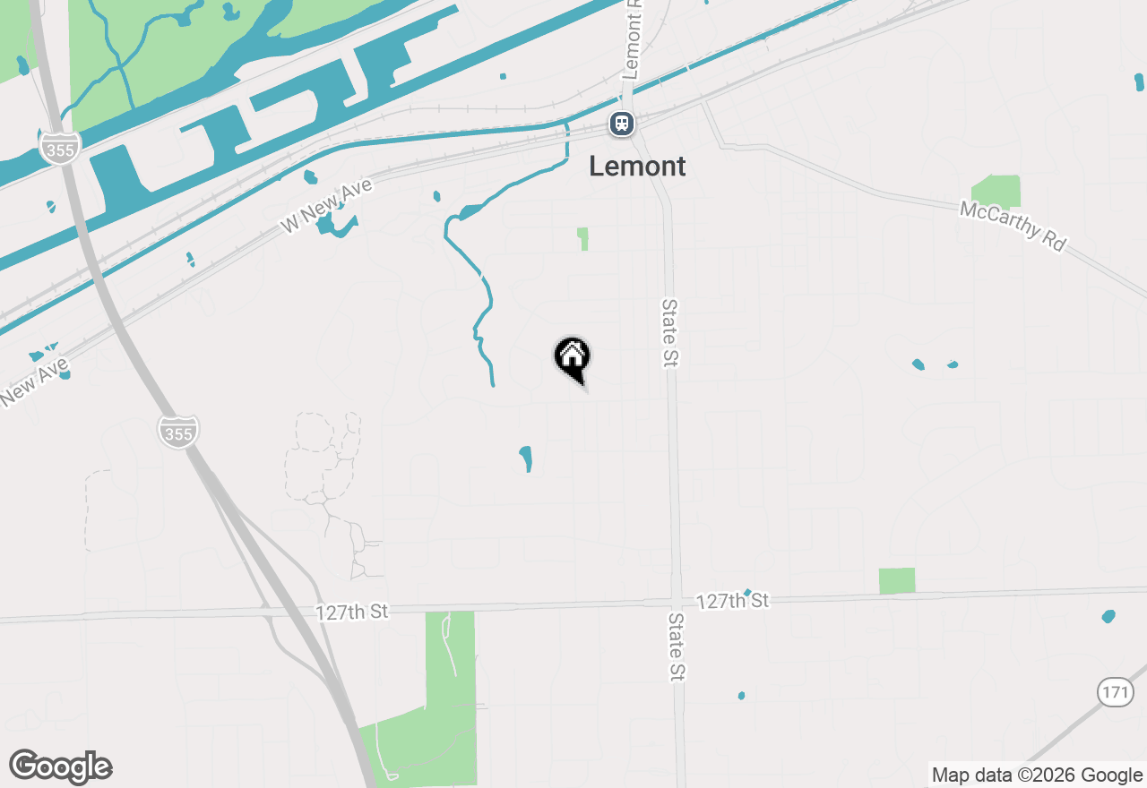 Map of 927 Walter Street, Lemont, IL 60439