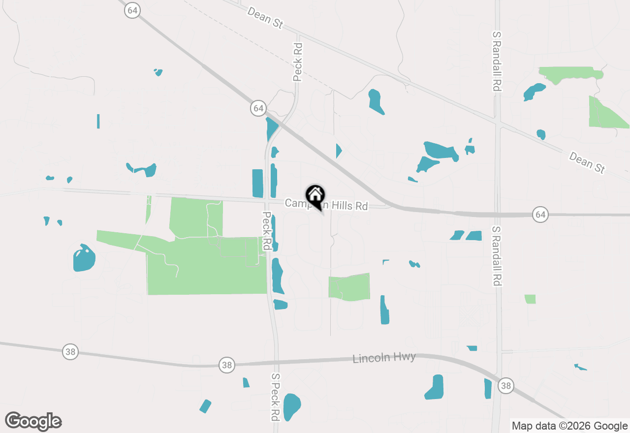 Map of 211 Valley View Drive, St. Charles, IL 60175