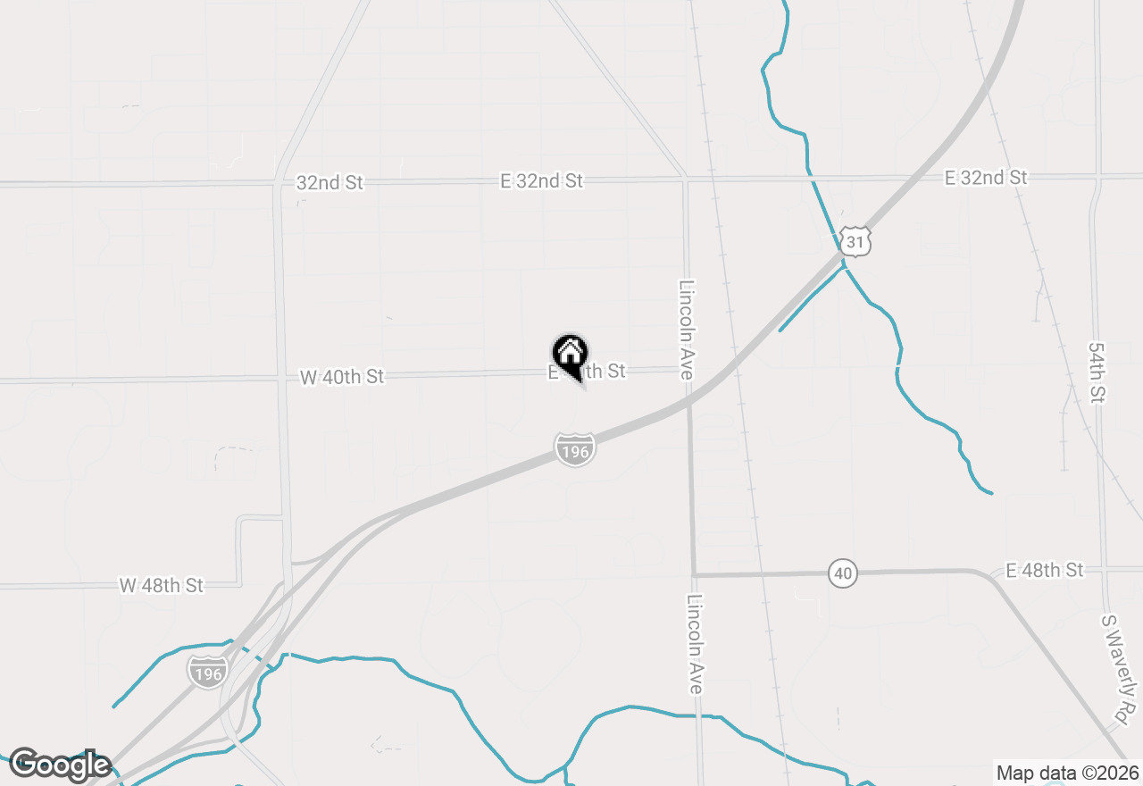 Map of 1012 Maplewood Court, Holland, MI 49423