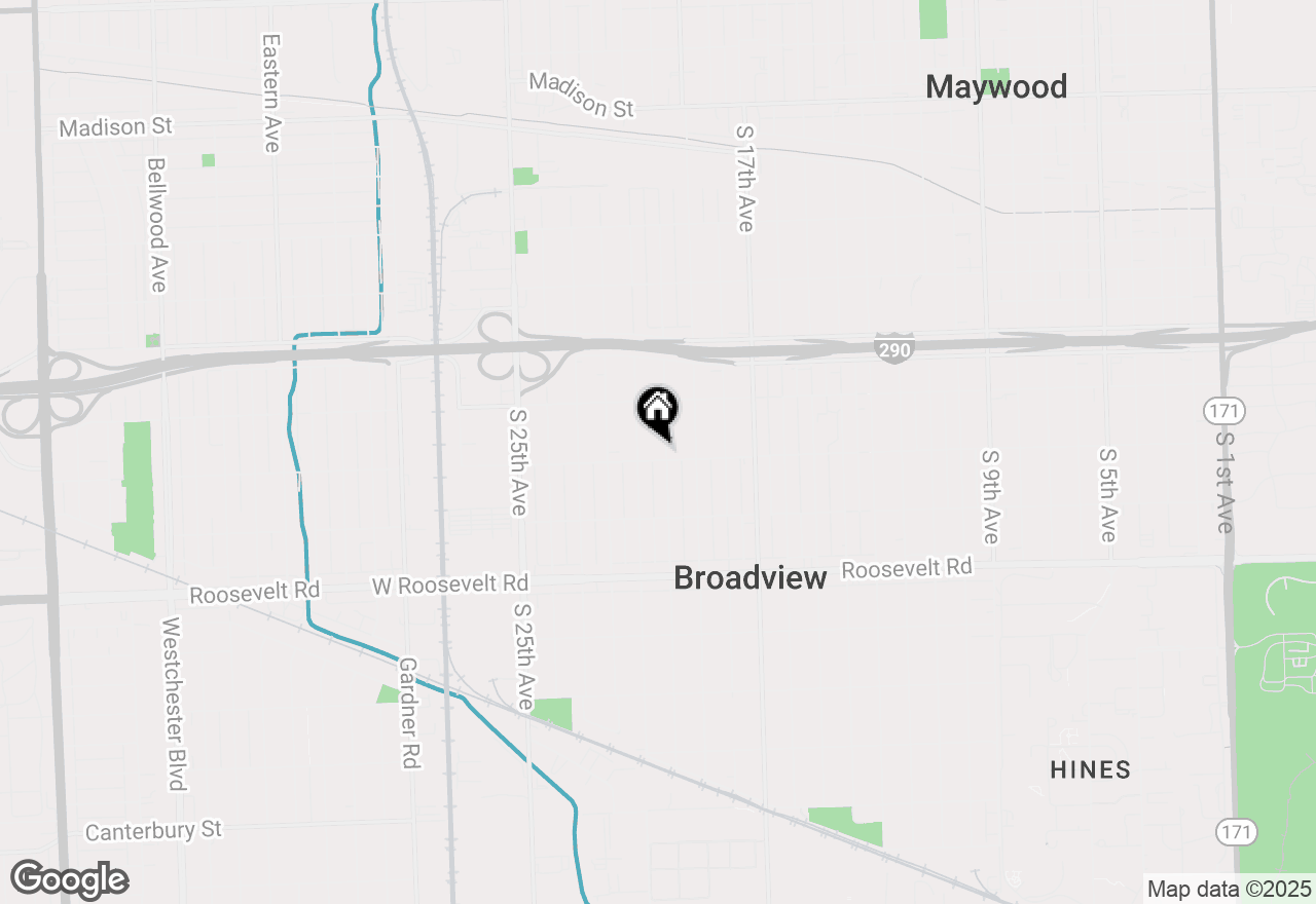 Map of 1934 S 20th Avenue, Maywood, IL 60153