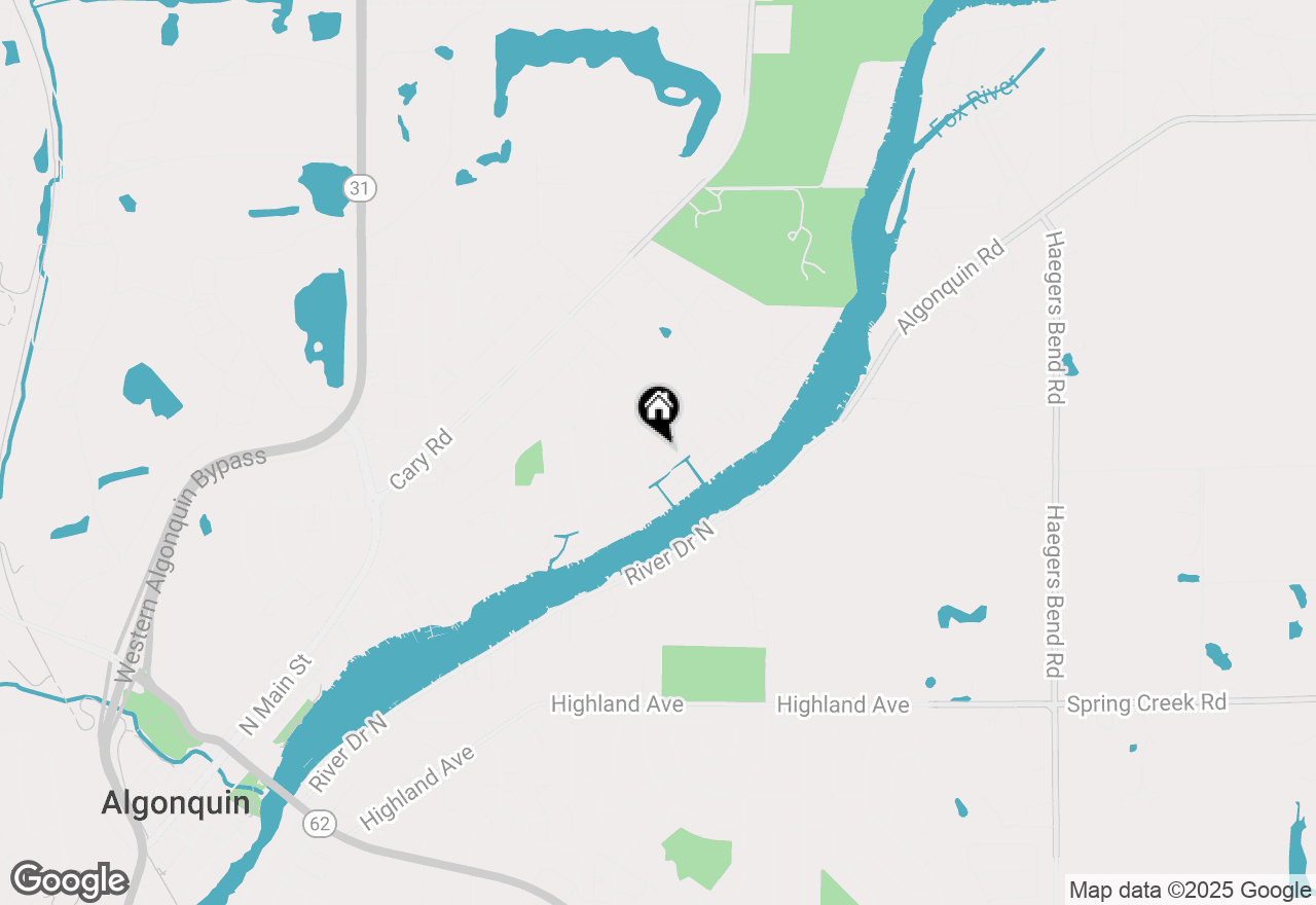 Map of 1514 N Harrison Street, Algonquin, IL 60102