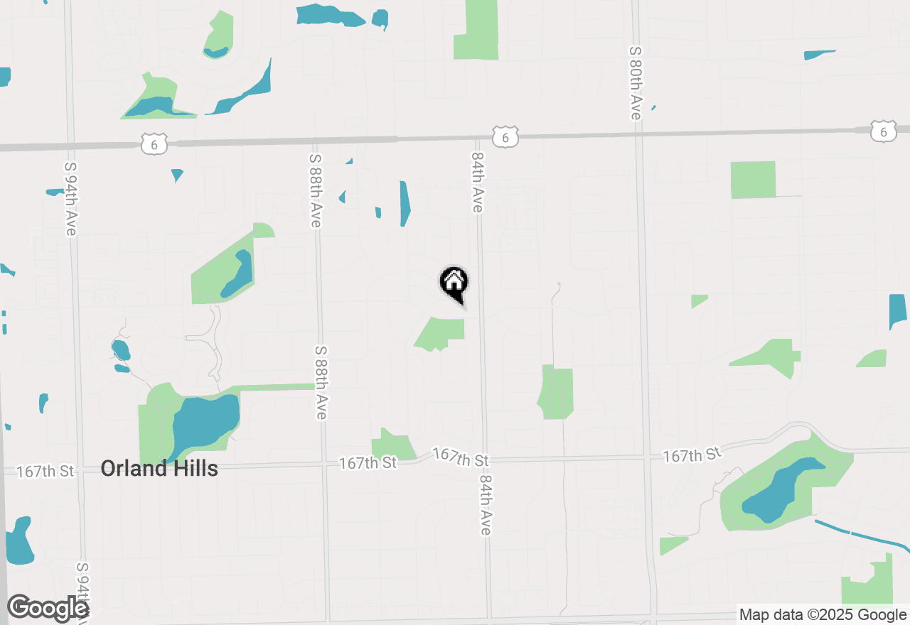 Map of 8440 163rd Street, Tinley Park, IL 60487