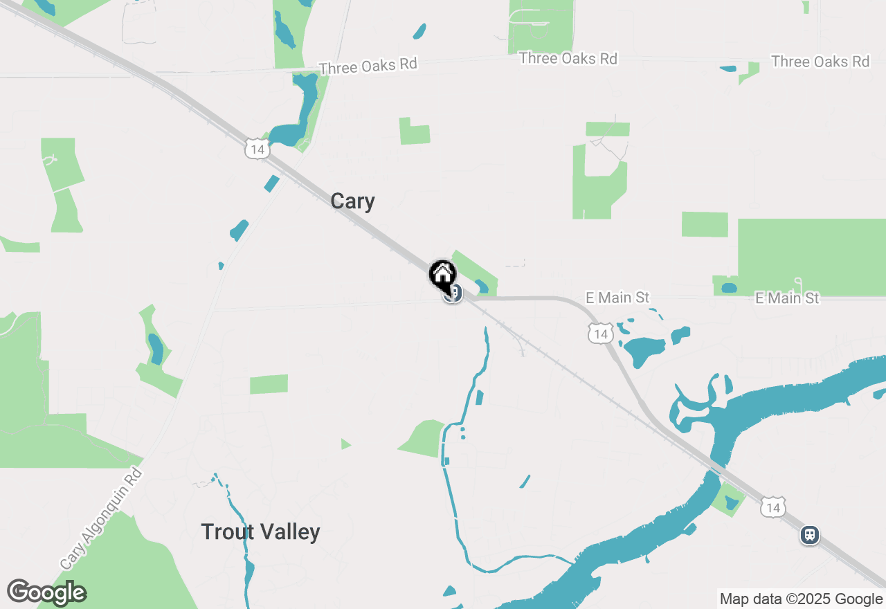 Map of 121 W Main Street, Cary, IL 60013