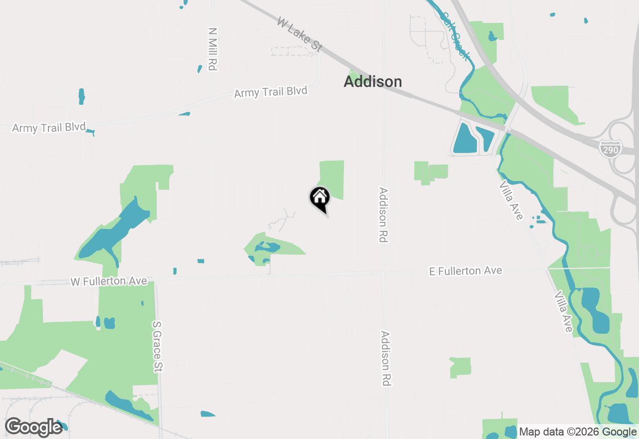 Map of 227 S Hale Street, Addison, IL 60101