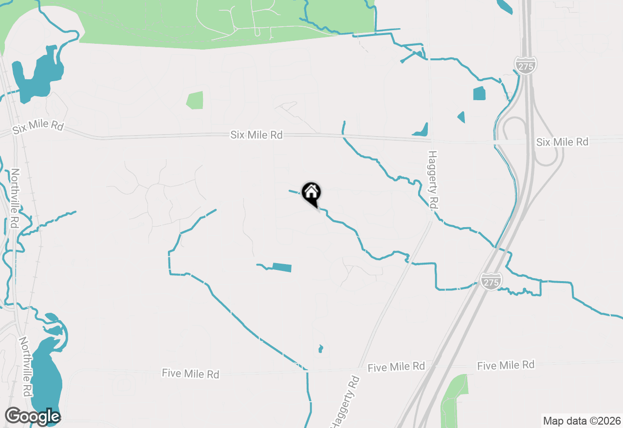 Map of 39681 Muirfield Lane, Northville, MI 48168