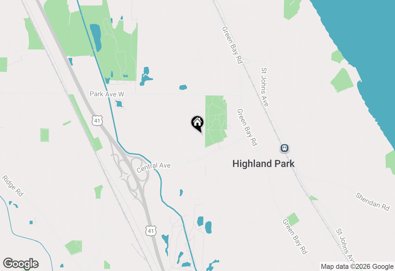 Map of 1767 Clifton Avenue, Highland Park, IL 60035