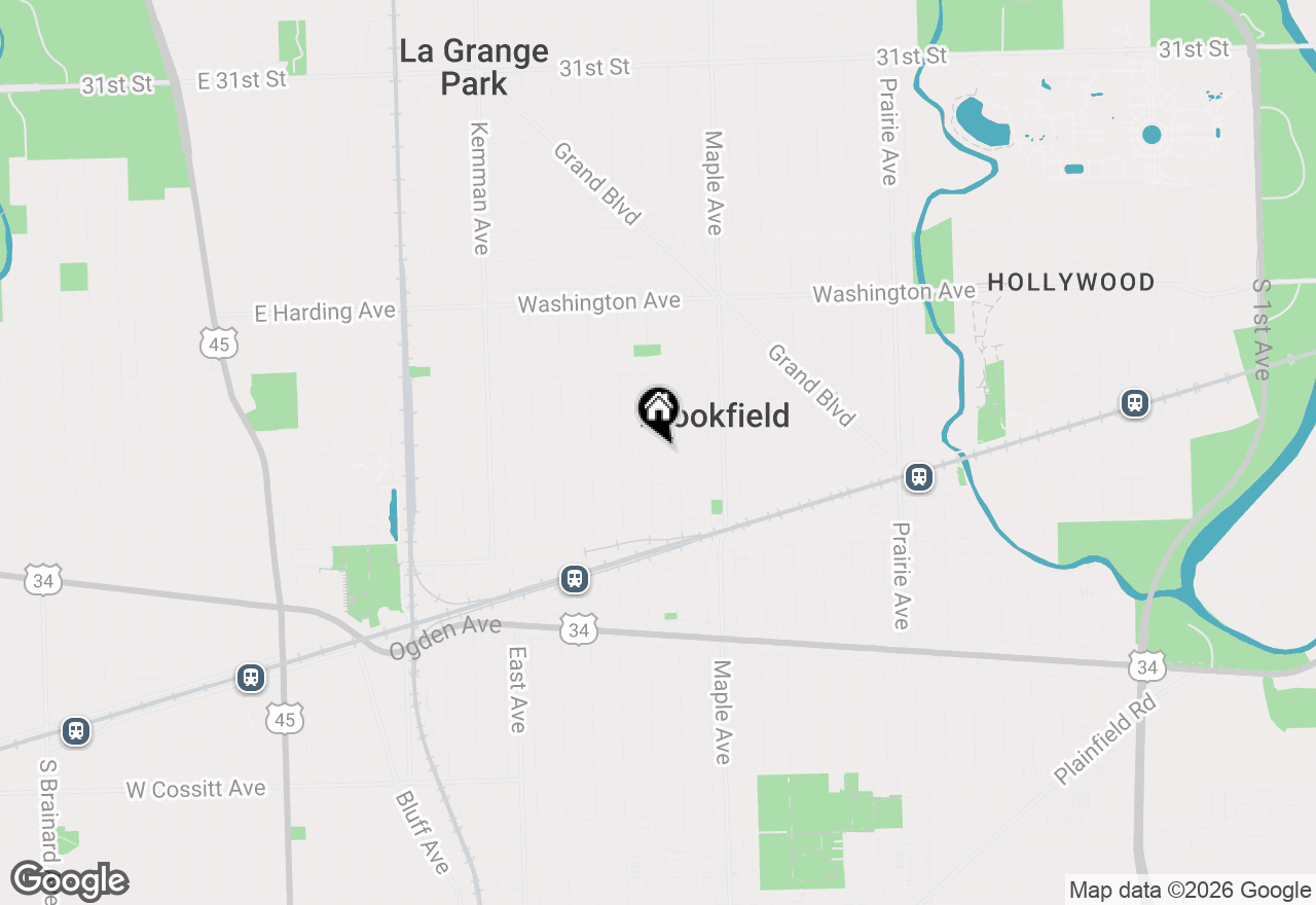 Map of 3730 Madison Avenue, Brookfield, IL 60513