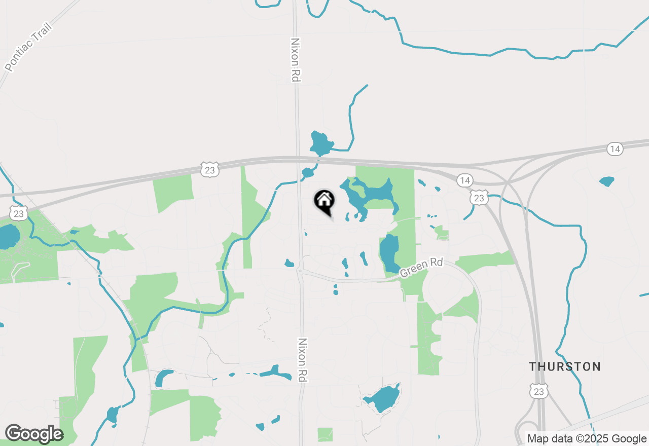 Map of 2789 Barclay Way, Ann Arbor, MI 48105