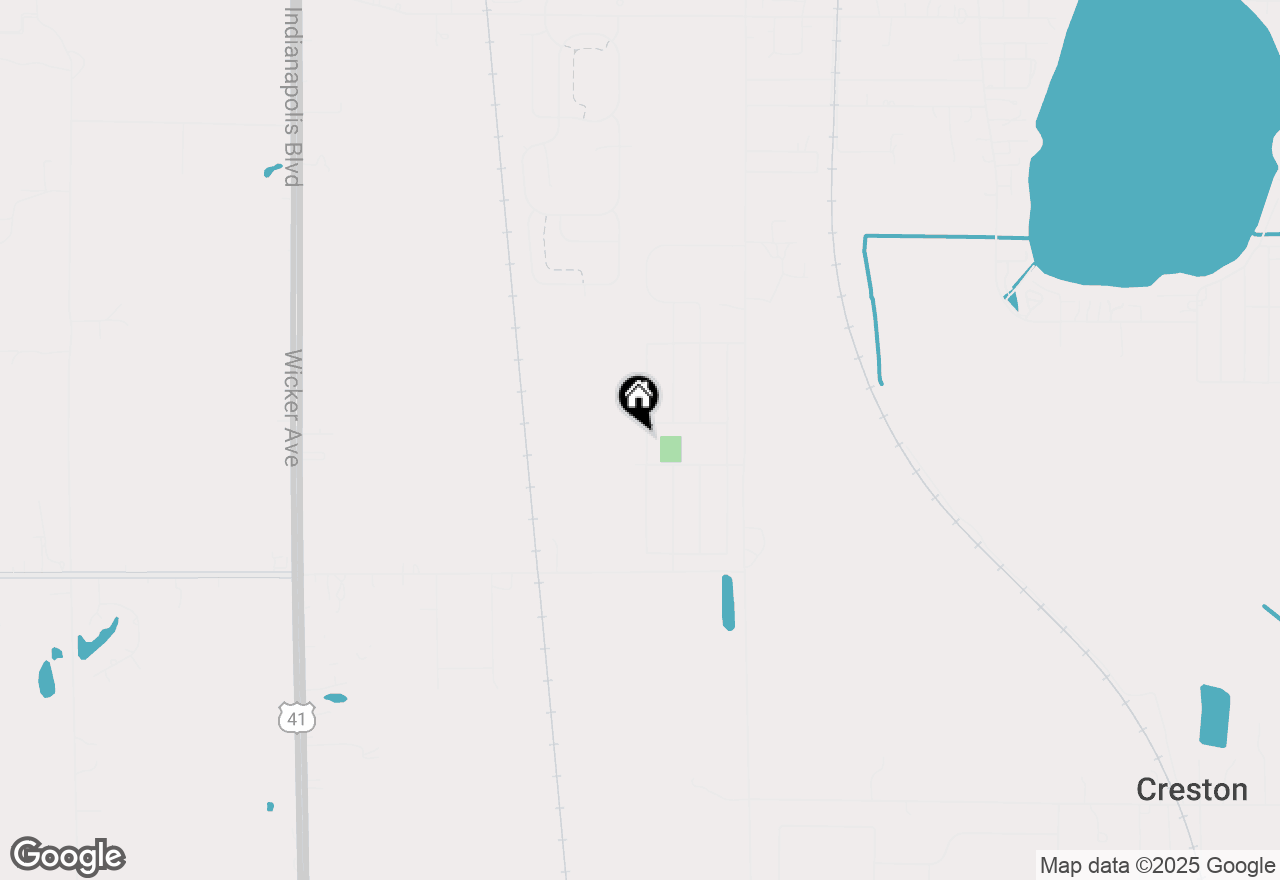 Map of 14846a Carey Street #A, Cedar Lake, IN 46303