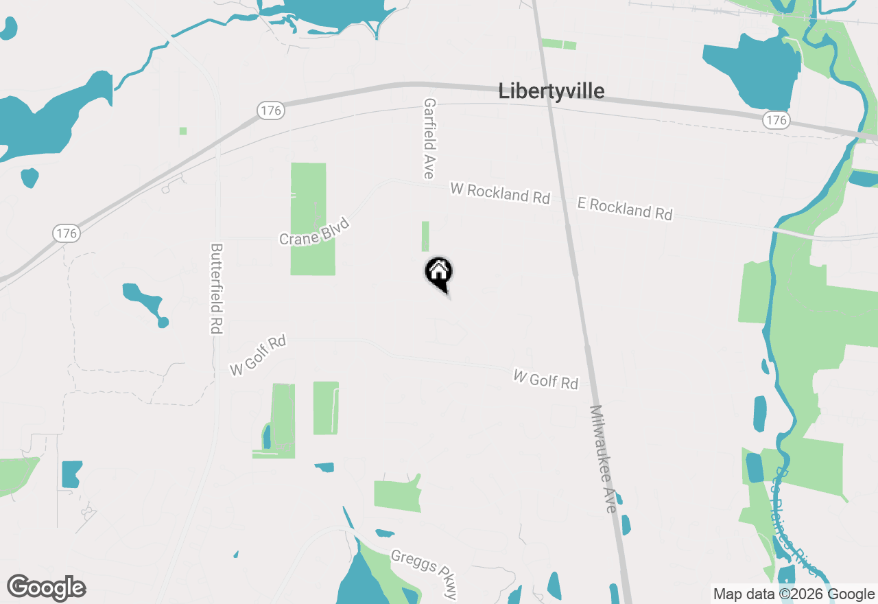 Map of 737 Garfield Avenue #B, Libertyville, IL 60048