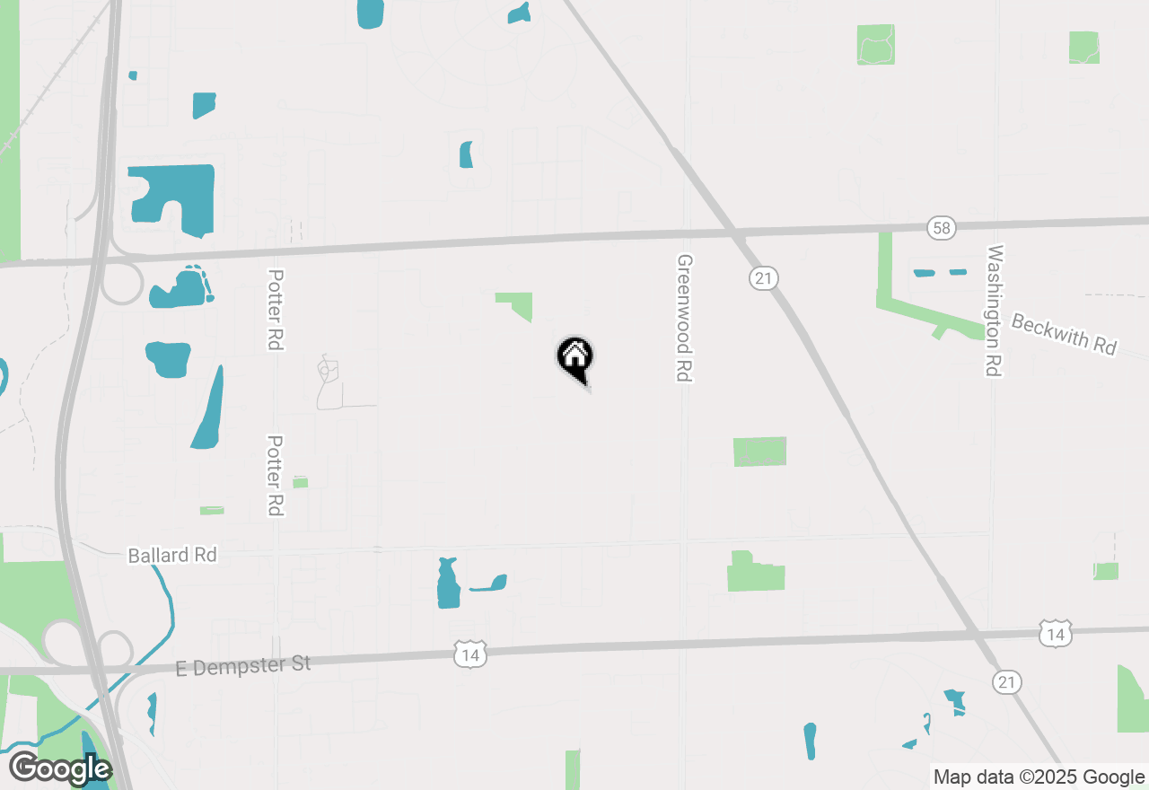 Map of 9276 N Western Avenue, Des Plaines, IL 60016